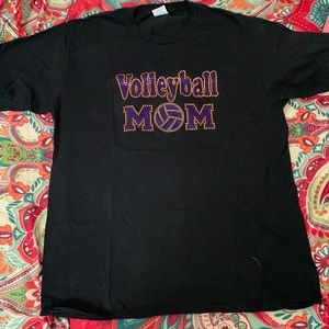 Volleyball mom t-shirt